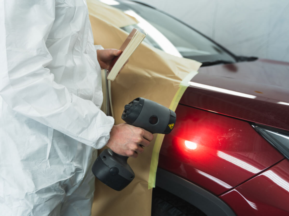 Paintless dent repair at Al Serra Body Shop
